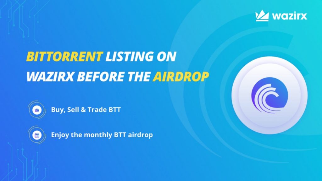 buy sell btt on wazirx