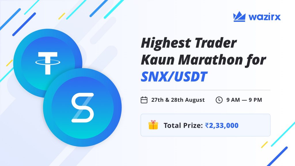 Highest Trader Kaun Marathon for SNX/USDT