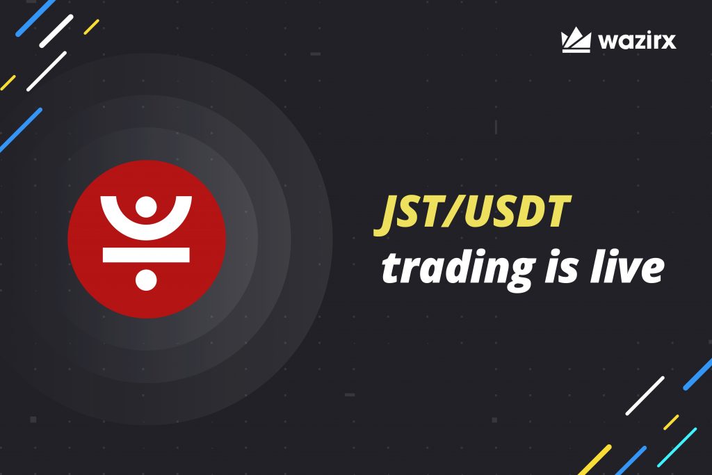 JST/USDT trading is live on WazirX
