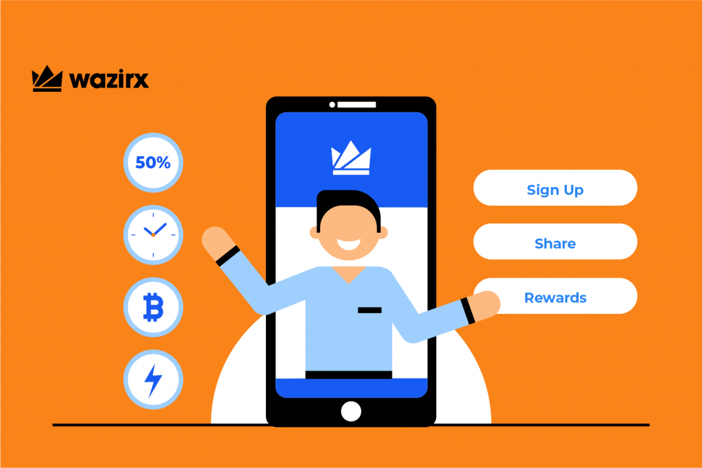 What are the benefits of the WazirX referral feature
