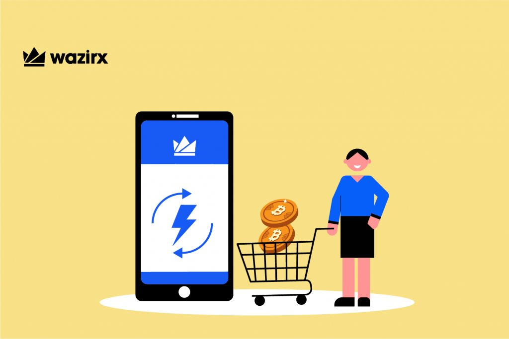 How to buy crypto with the Wazirx quickbuy feature?