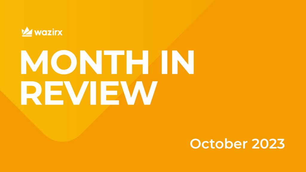 Month in Review - October 2023